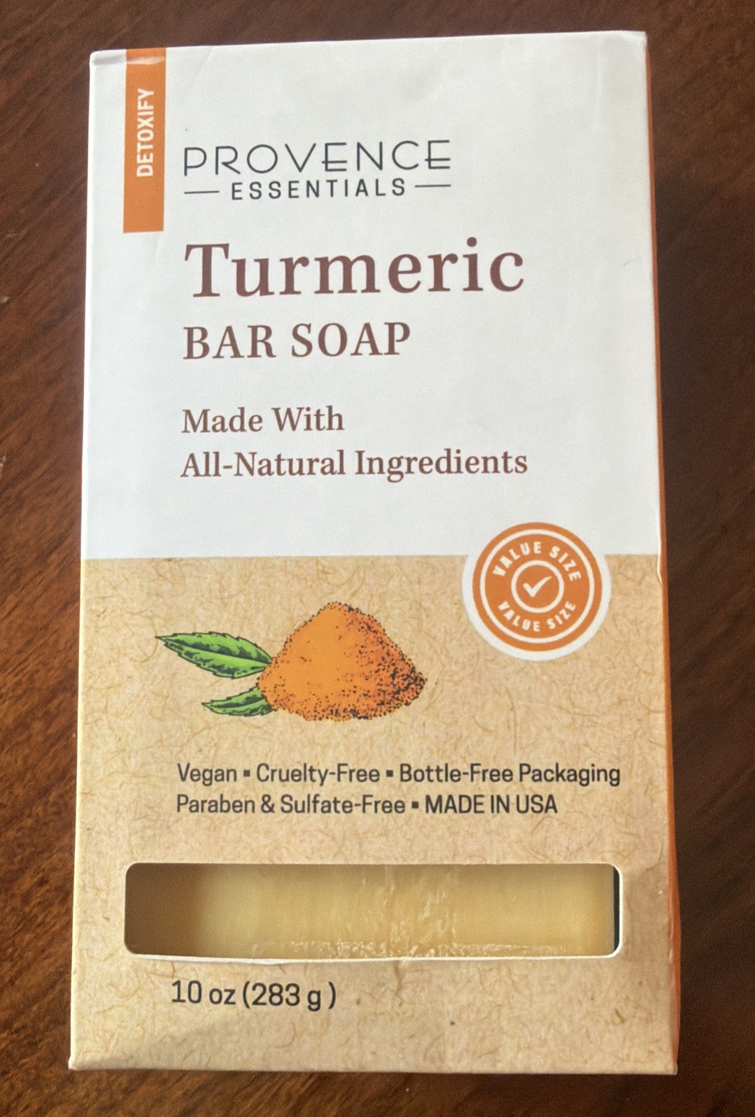 PROVENCE ESSENTIALS Turmeric Bar Soap Made With All-Natural Ingredients – NEW