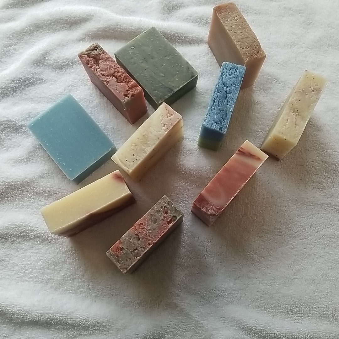 Bar Soap Handmade Artisan Natural Castile Various Colors/Scents (Our Choice) USA