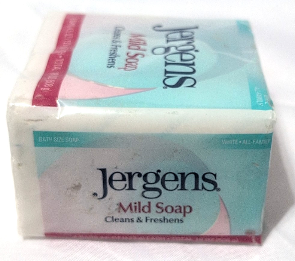 Jergens Mild Soap 4 Bars 4.5 Oz ea Retired Formula NEW