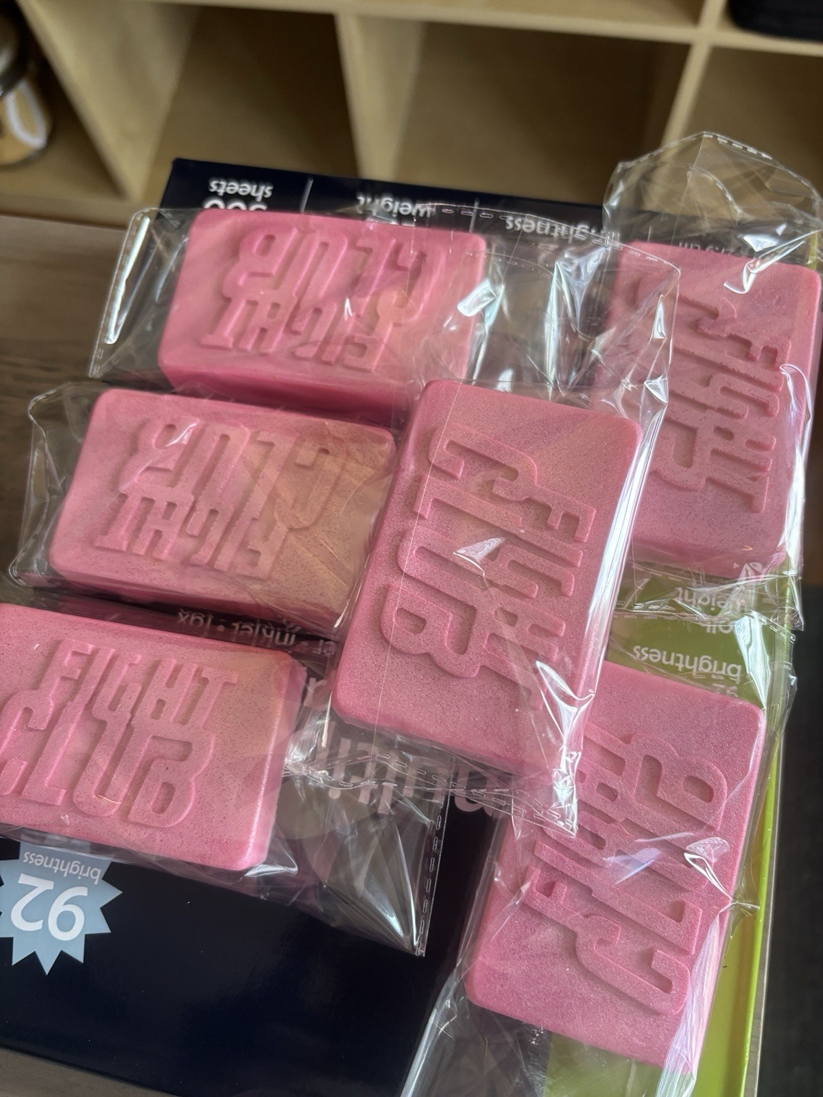 FIGHT CLUB SOAP BAR – AUTHENTIC – HAND MADE SOAP VEGAN GLUTEN CRUELTY FREE