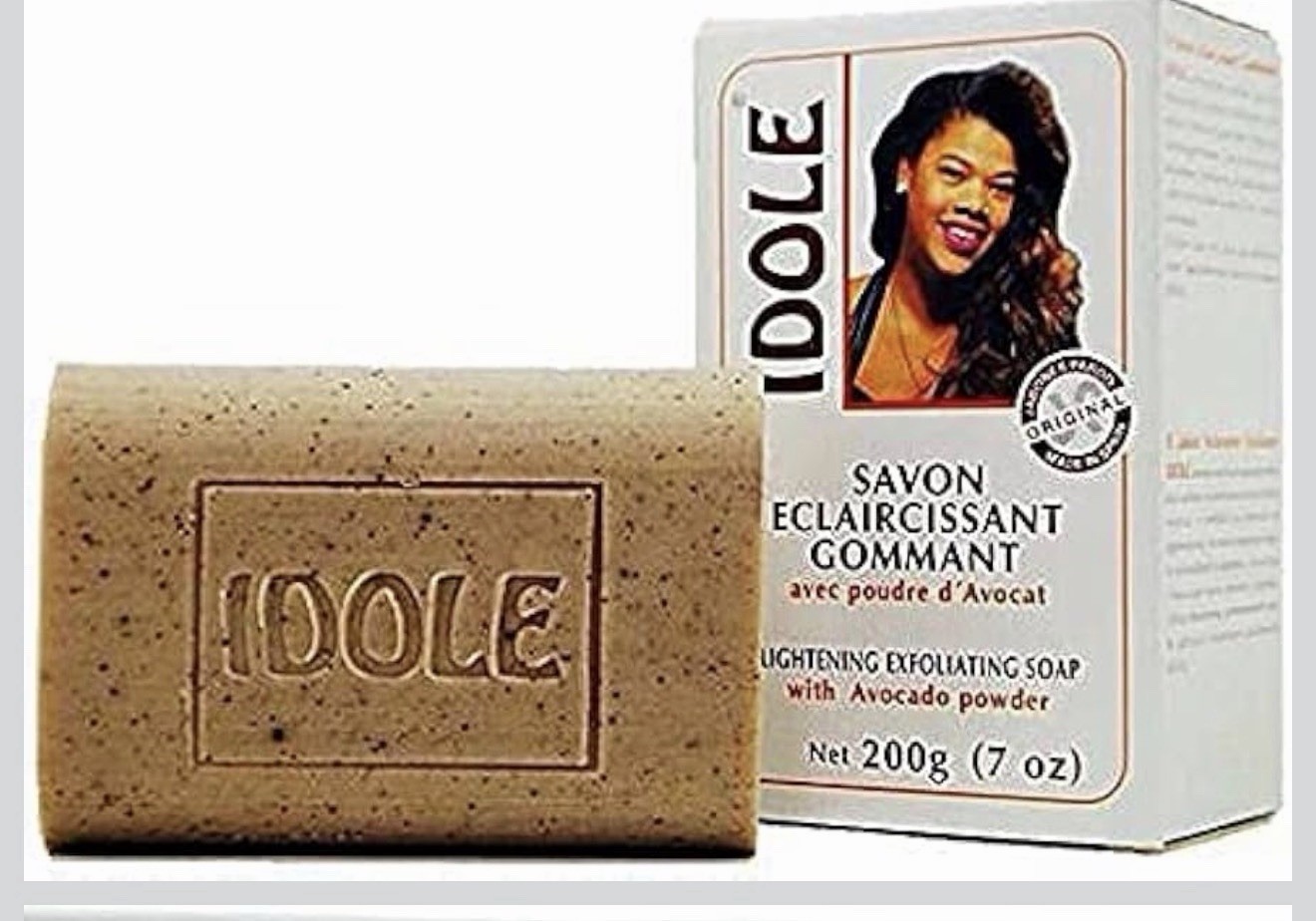 IDOLE Avocado Exfoliating Soap Bar with Avocado Powder, Beige, 7 oz