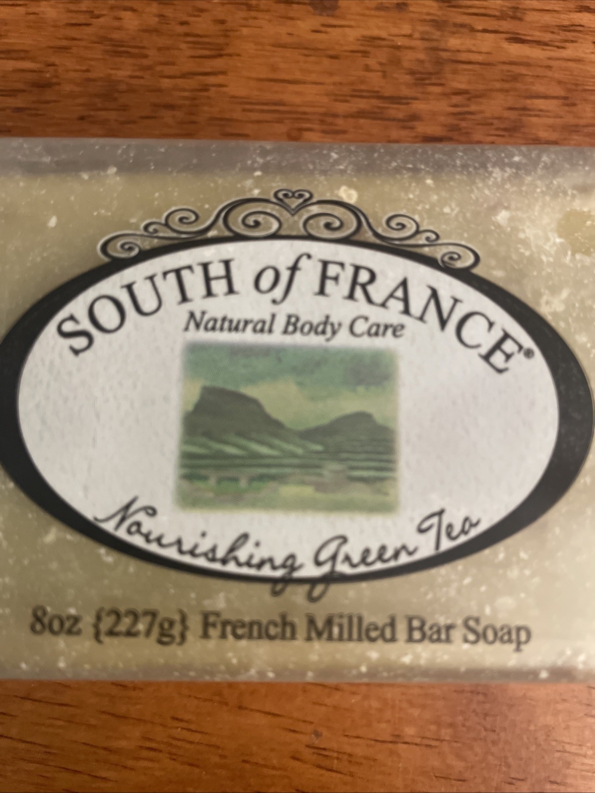South Of France French Milled Bar Soap Green Tea Cruelty Free 227g 7.5oz