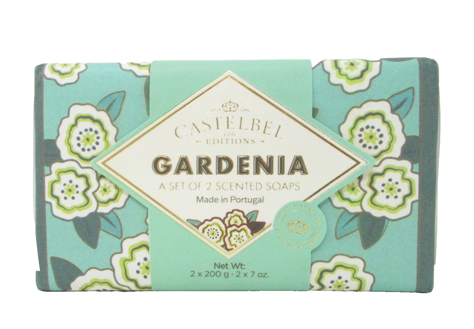 Castelbel Luxury Bath Bar Soap 2-Pack Gardenia scented LTD Editions
