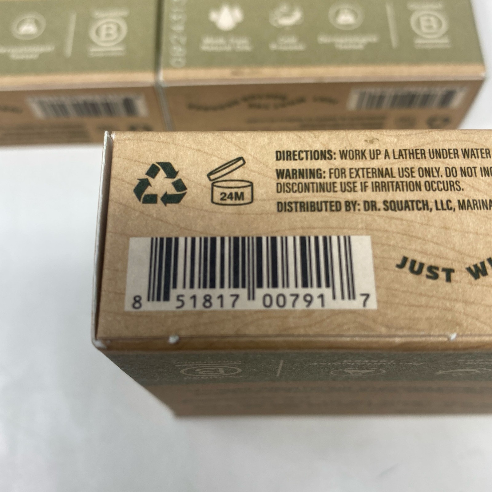 Dr. Squatch Birchwood Breeze Bar Soap 5oz (5-Pack) Medium Grit