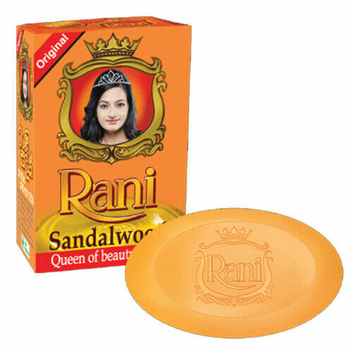 Beauty Soap Rani Sandalwood Ayurvedic BEAUTY SOAP 90g Pure Natural Ceylon 6 Pcs