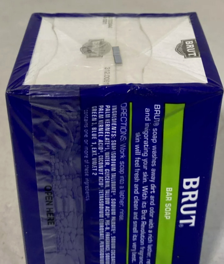 1 New Sealed Pack of 2 BRUT REVOLUTION FRAGRANCE BAR SOAP, 3.5 oz Each