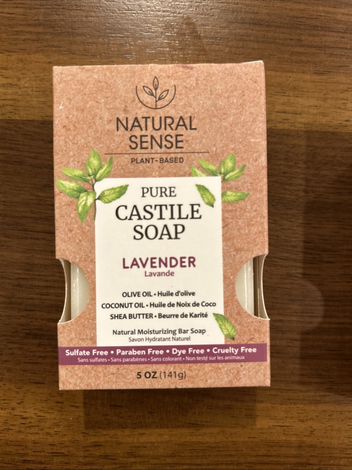 Natural Sense Pure Castile Soap Lavender, Peppermint, Almond Plant Based Soap 3
