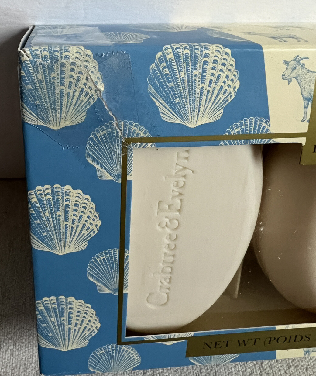Crabtree & Evelyn Essentials Bar Soap Trio LaSource Goatmilk Gardeners 6.5oz/ea