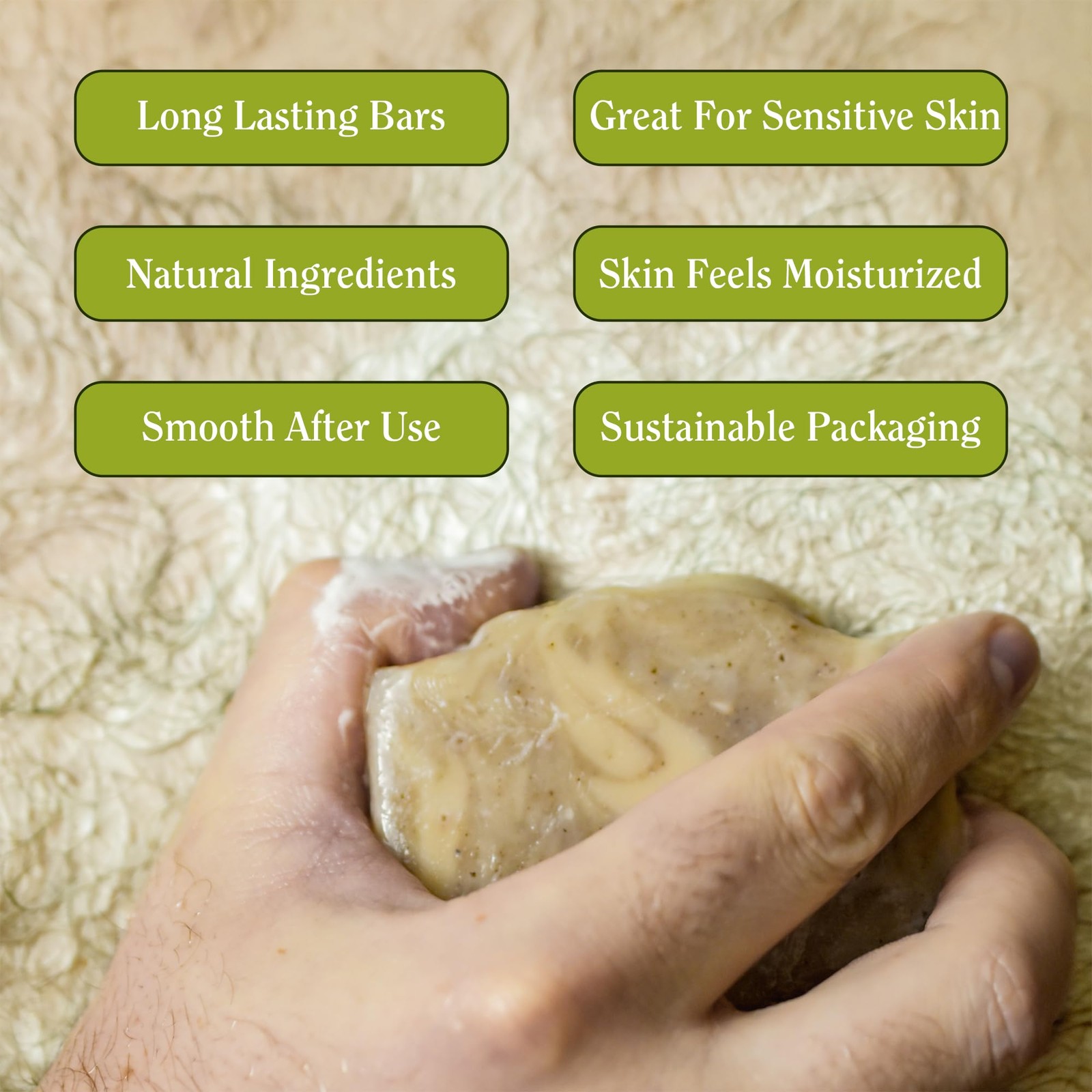 Compass Soap Petoskey Stone | Natural Bar Soap for Men | Soap Bars with Minim…