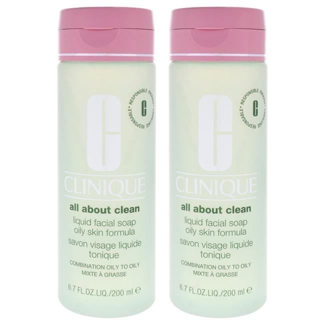 6.7 oz All About Clean Liquid Facial Soap Oily Skin Formula for Unisex – Pack…