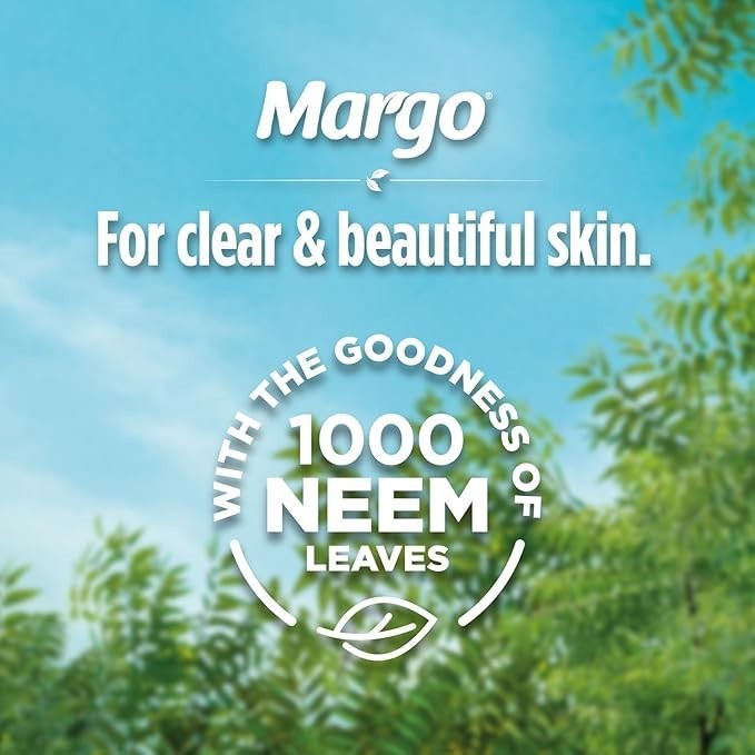 Margo Original Neem Soap 100g x 5 Pack Natural Neem & Vitamin E Moisturizing