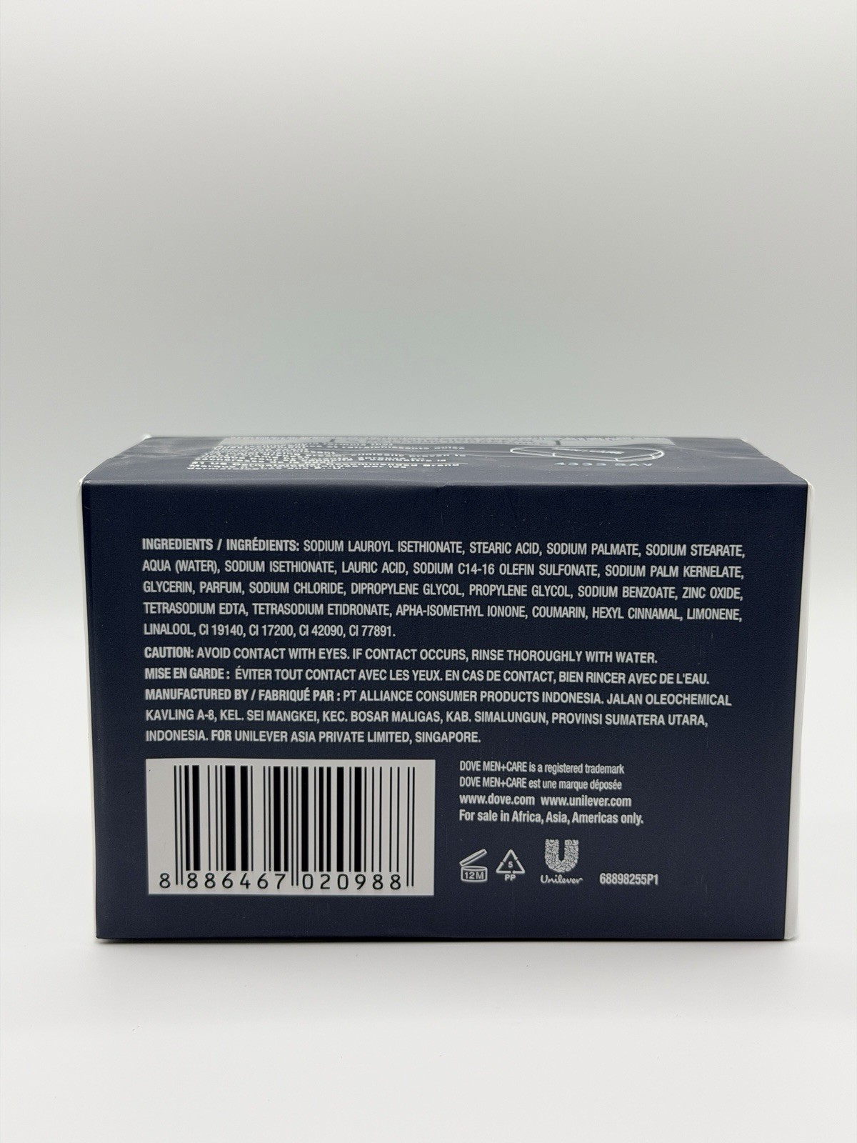 Dove Men+Care Clean Comfort Body & Face Bar Soap – 4pk -3.51oz Moisturizing