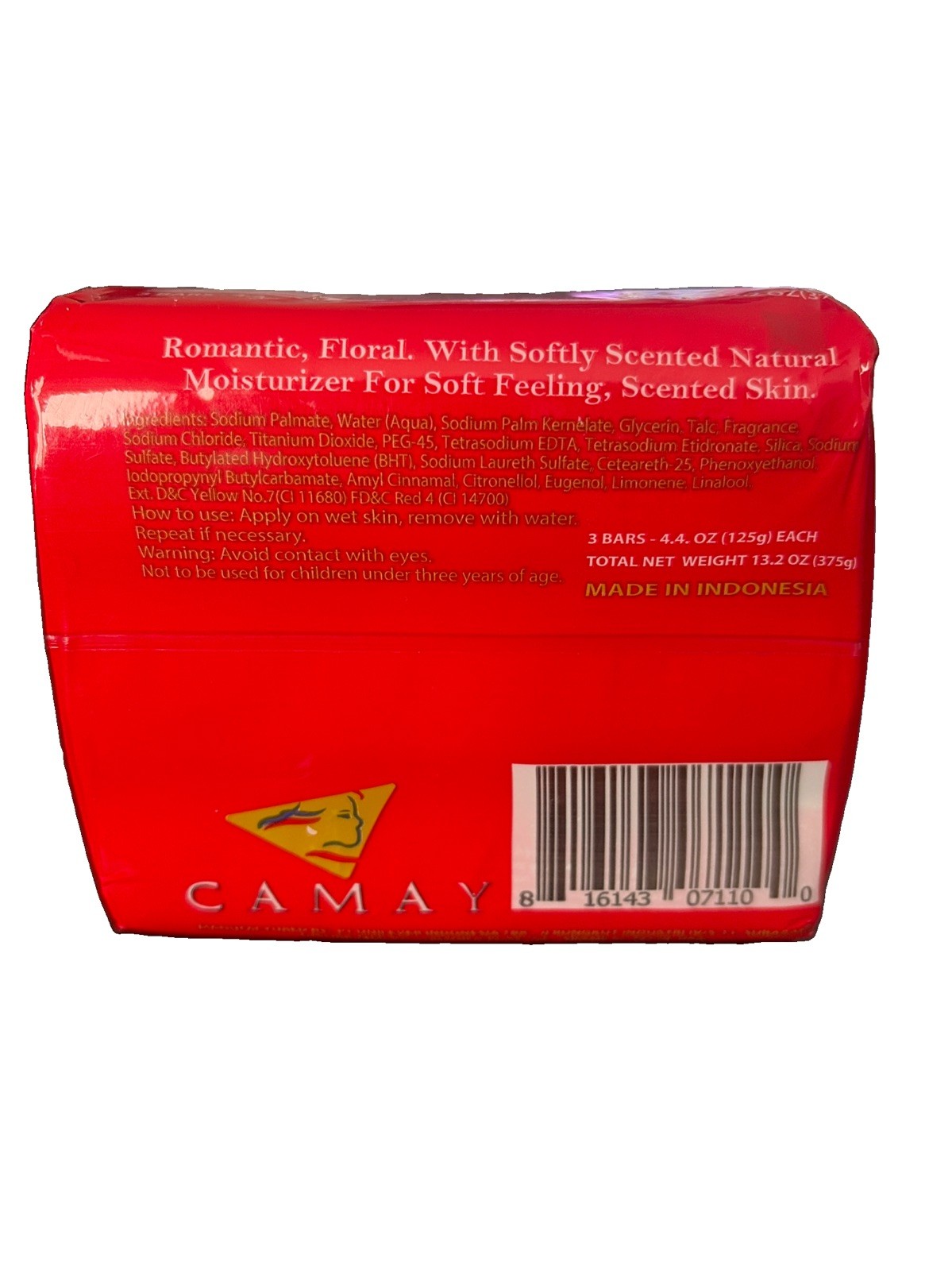 CAMAY SOAP PINK CLASSIC SOFTLY SCENTED BEAUTY BAR *3 PACK* DISCONTINUED SEALED!