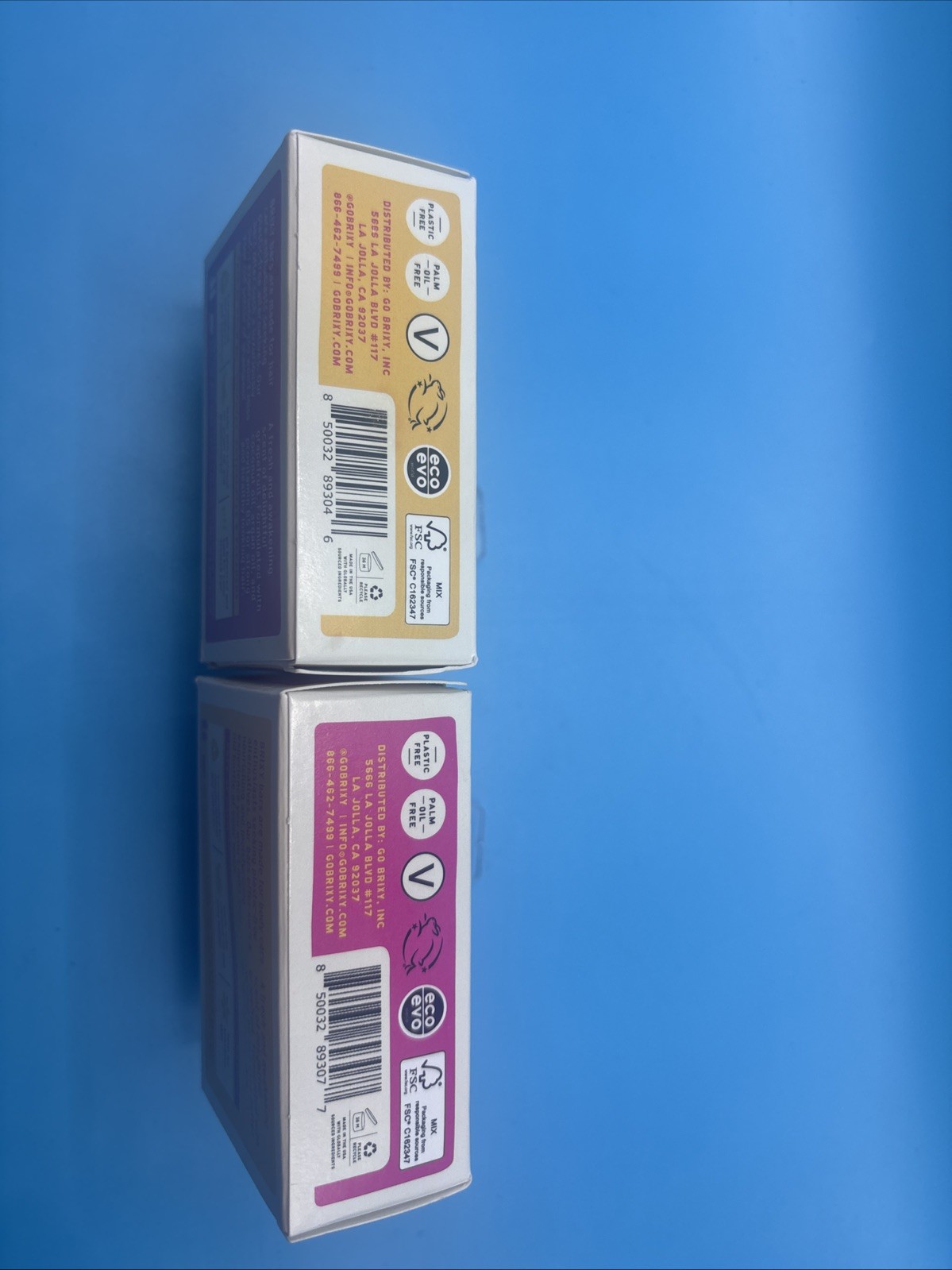 Brixy Citrus Shampoo&Body Wash Bar Set 4oz Each Eco Friendly Solid Soap Bars NEW