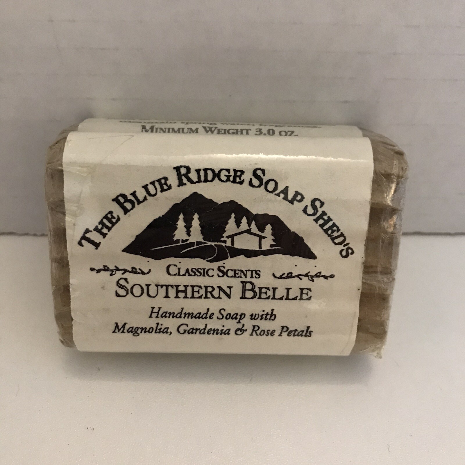 The Blue Ridge Soap Shed’s ~ Classic Scents ~ Southern Belle ~ 3.0 oz Sealed Bar