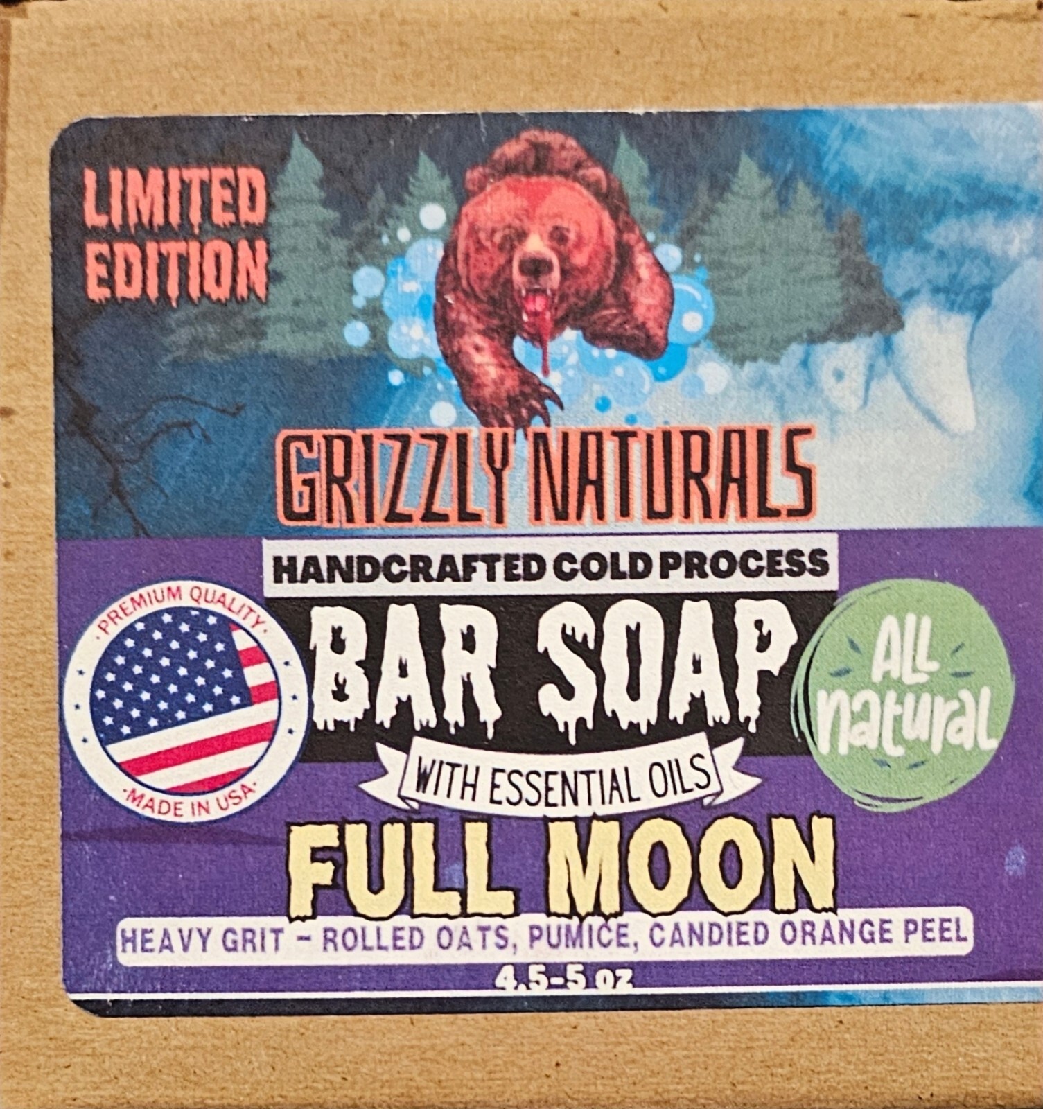 Grizzly Naturals Full Moon Limited Edition 🌙 Halloween