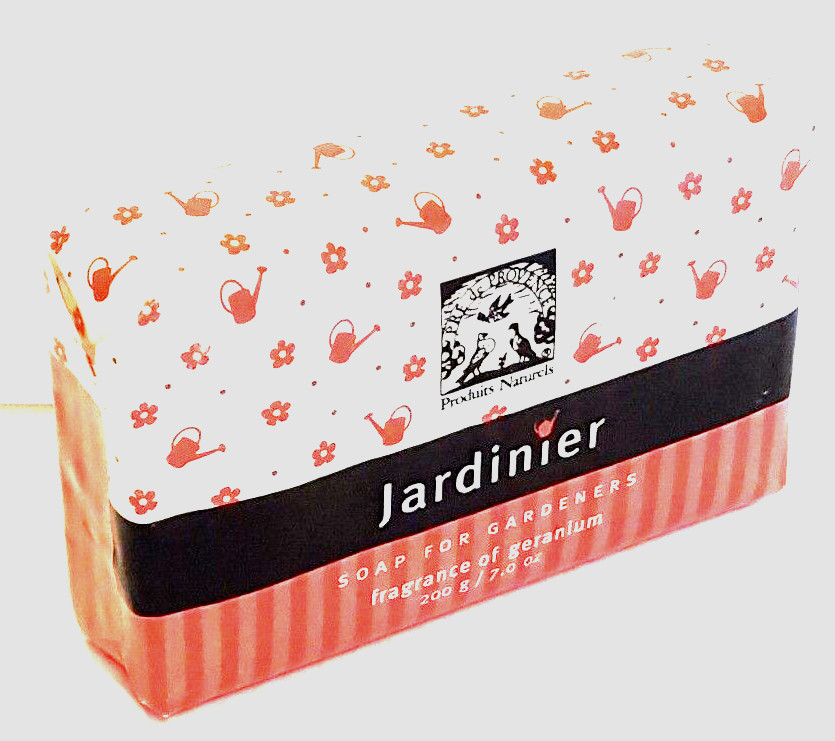 2-Pack Pre de Provence GERANIUM Fragranced JARDINIER Soaps w/ SHEA BUTTER 7oz