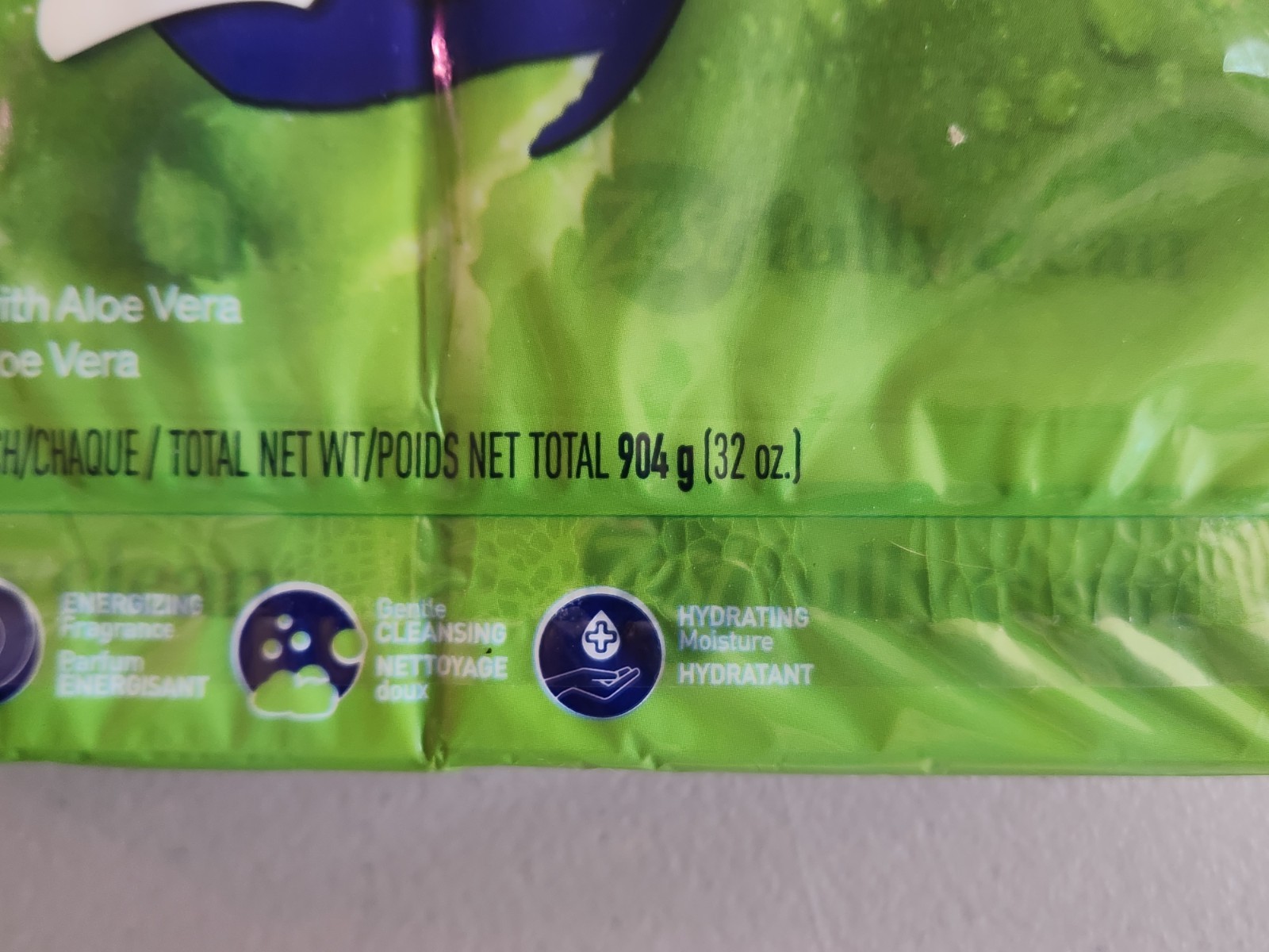 NIP ZEST 8 Bar Aloe Deodorant Soap 4Oz Each 32 Oz Ttl. Odor Protection Hydrating