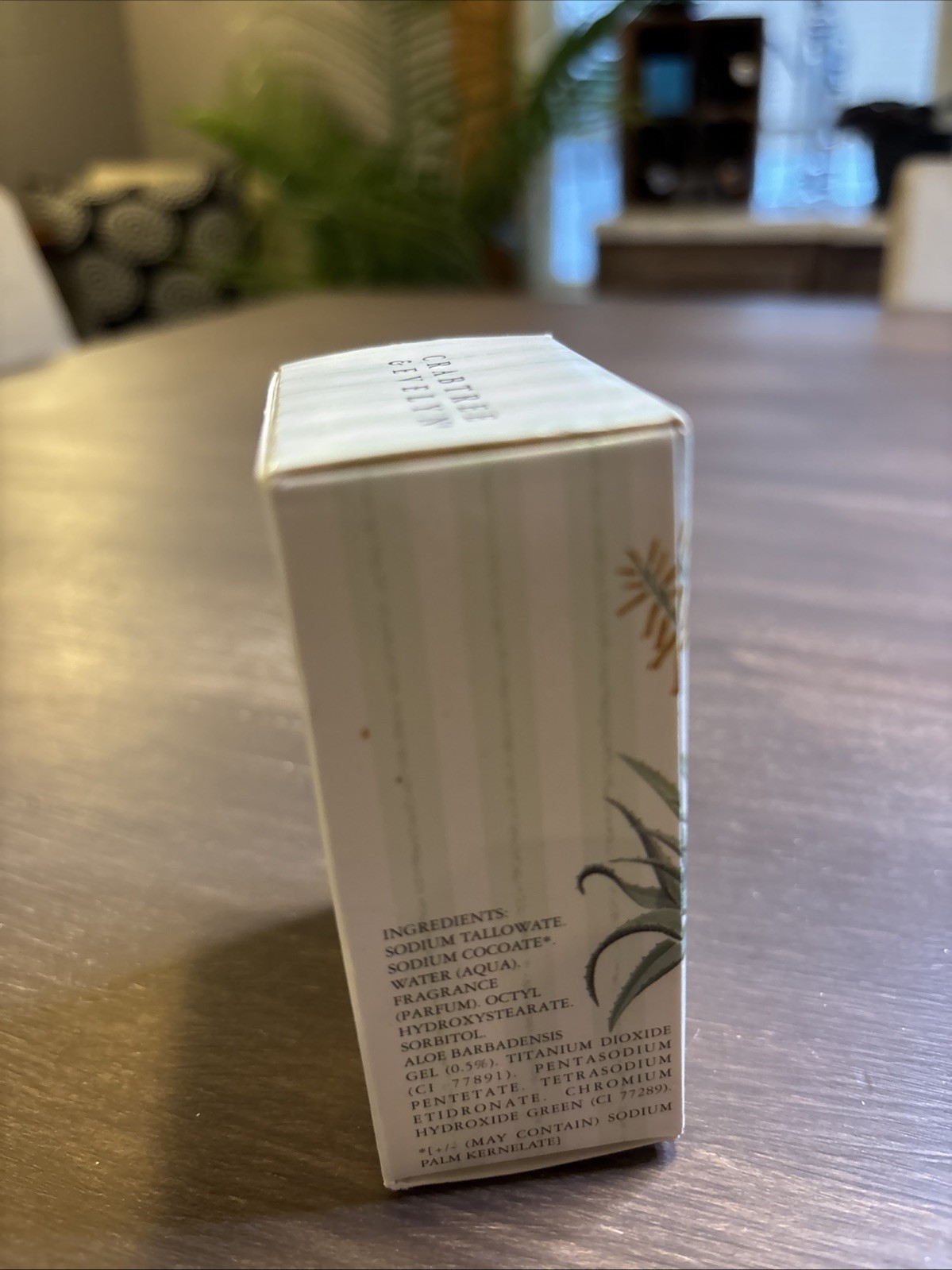 Crabtree & Evelyn Aloe Vera 3.5 Oz Bar Soap NOS 1988 Retired NOS