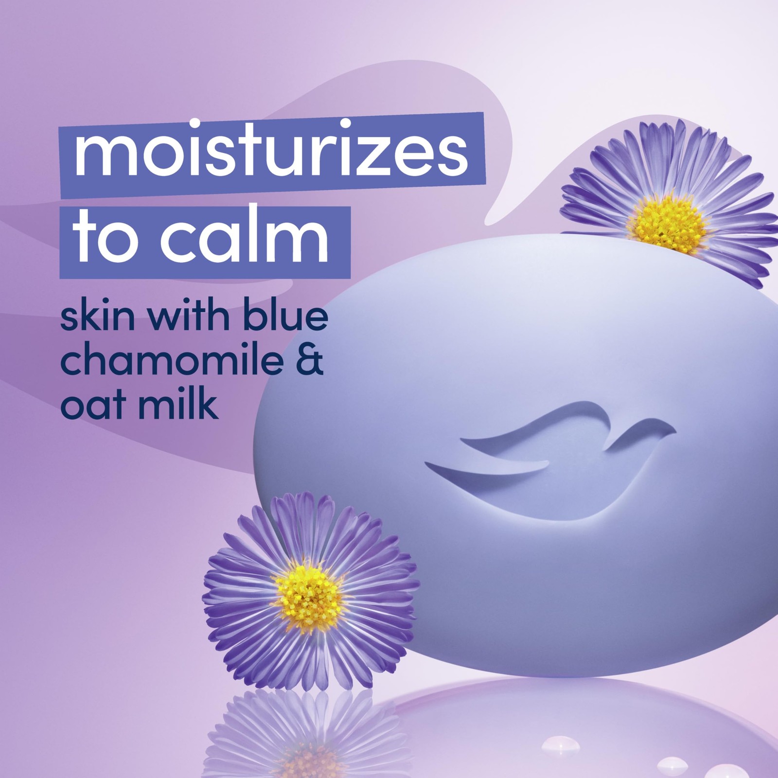 Dove Beauty Bar Gentle Cleanser Anti-Stress 22.5 Ounce (Pack of 1), Blue