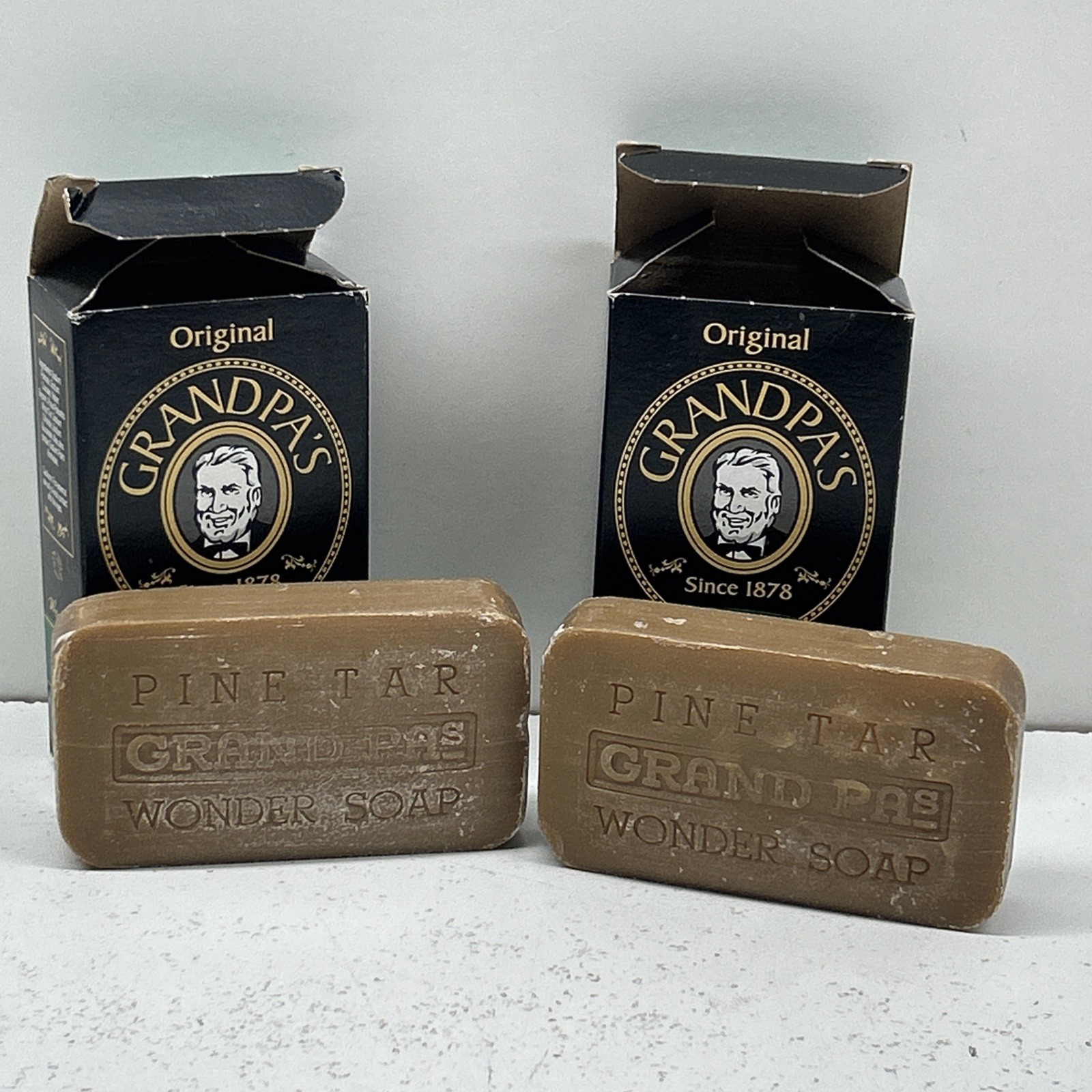 Lot Of 2 – Grandpa’s Pine Tar Soap 4.25 Oz
