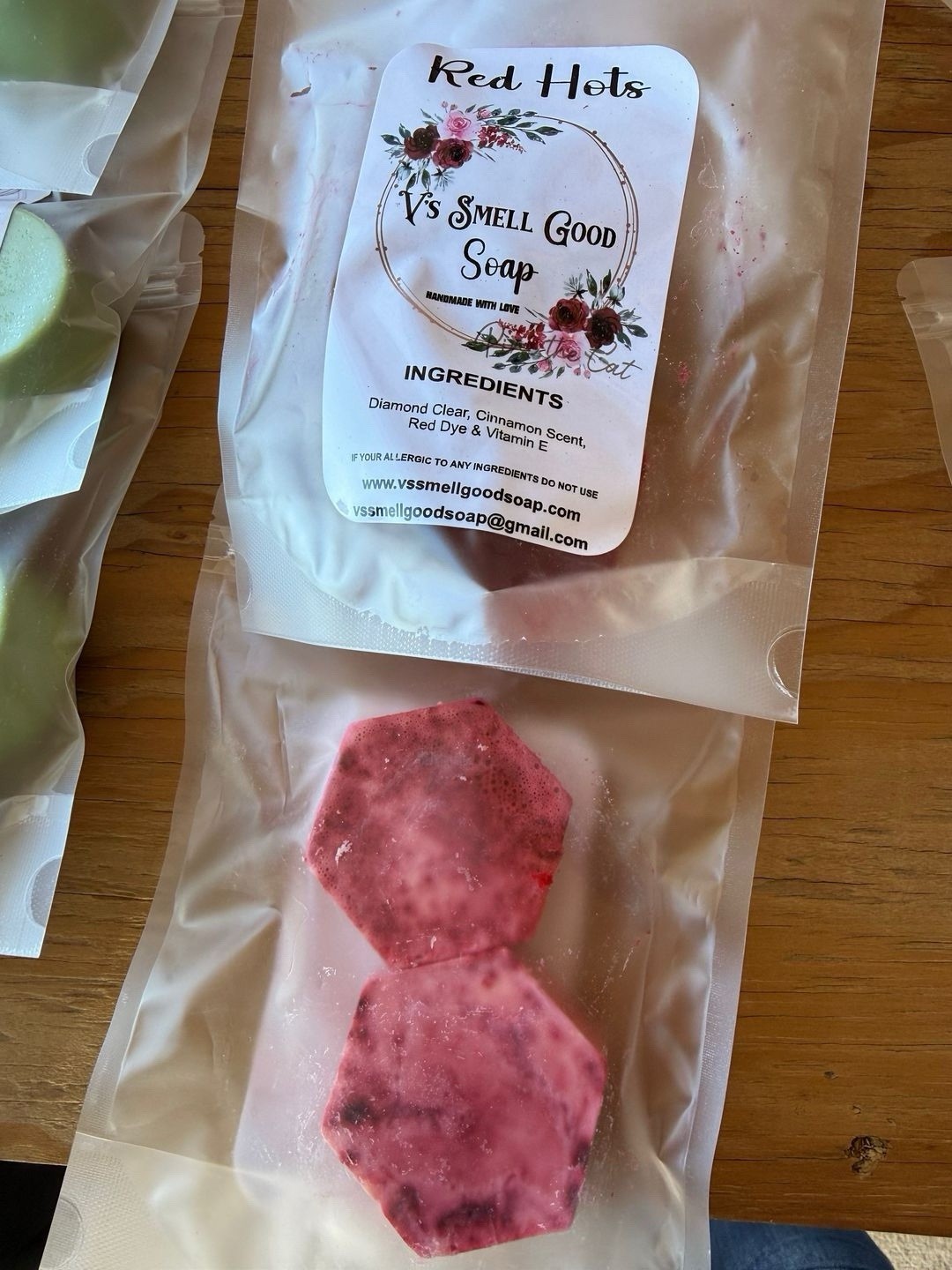 V’s Smell Good Soap Handmade Moisturizing Body Bar Soap Assorted Scents & Shapes