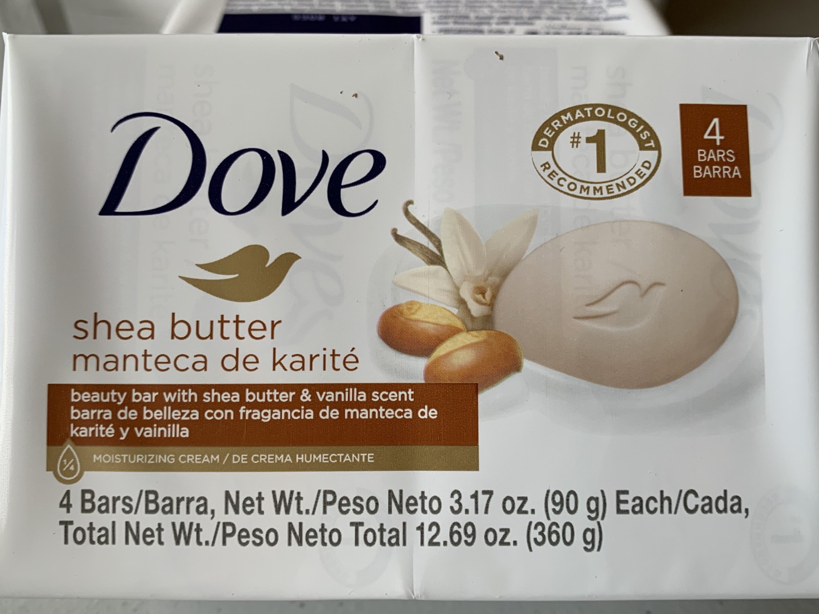 (24 Pack) Dove Shea Butter Beauty Bar, 3.17oz FREE SHIPPING