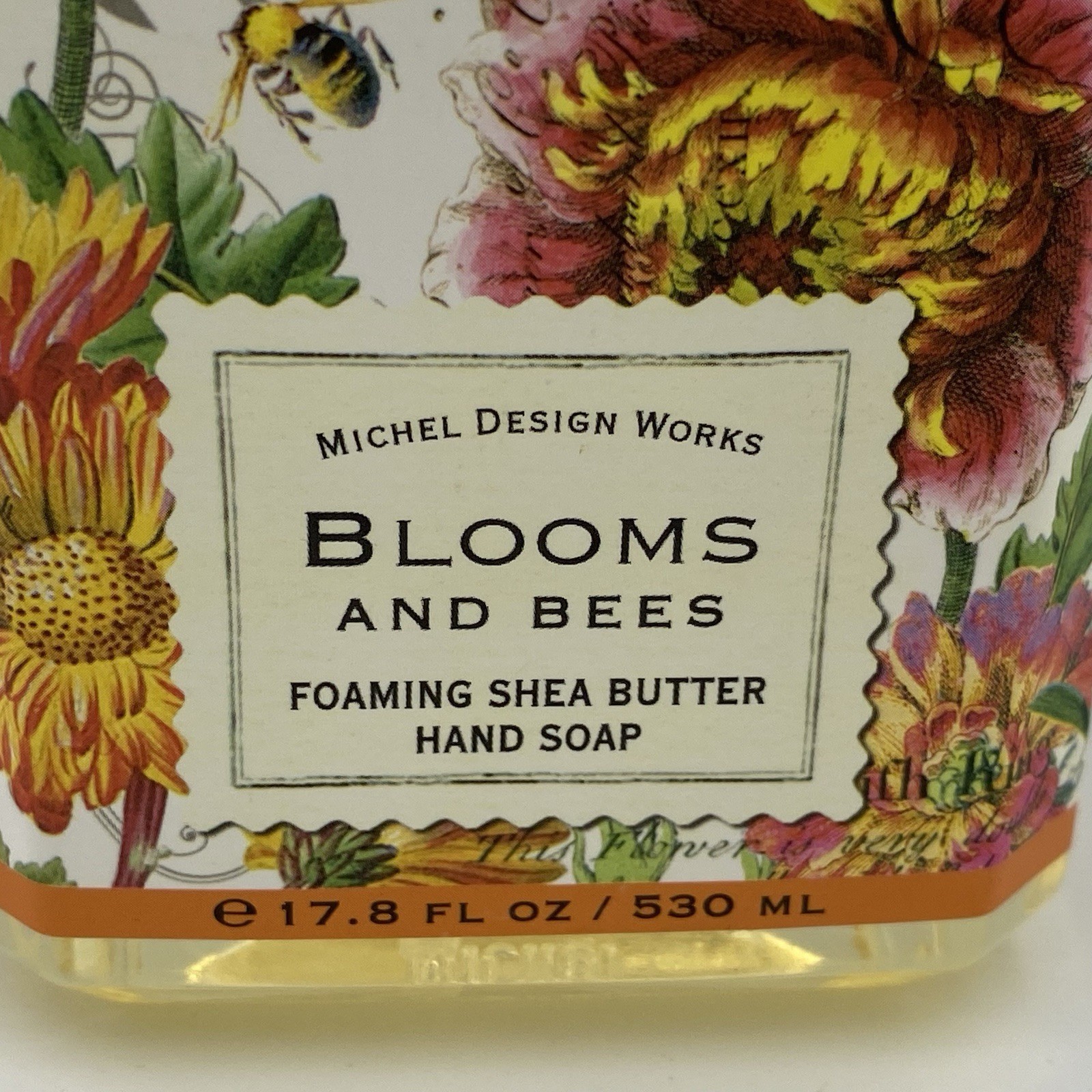 Michel Design Works Blooms And Bees SHEA BUTTER FOAMING HAND SOAP 17.8 oz NEW