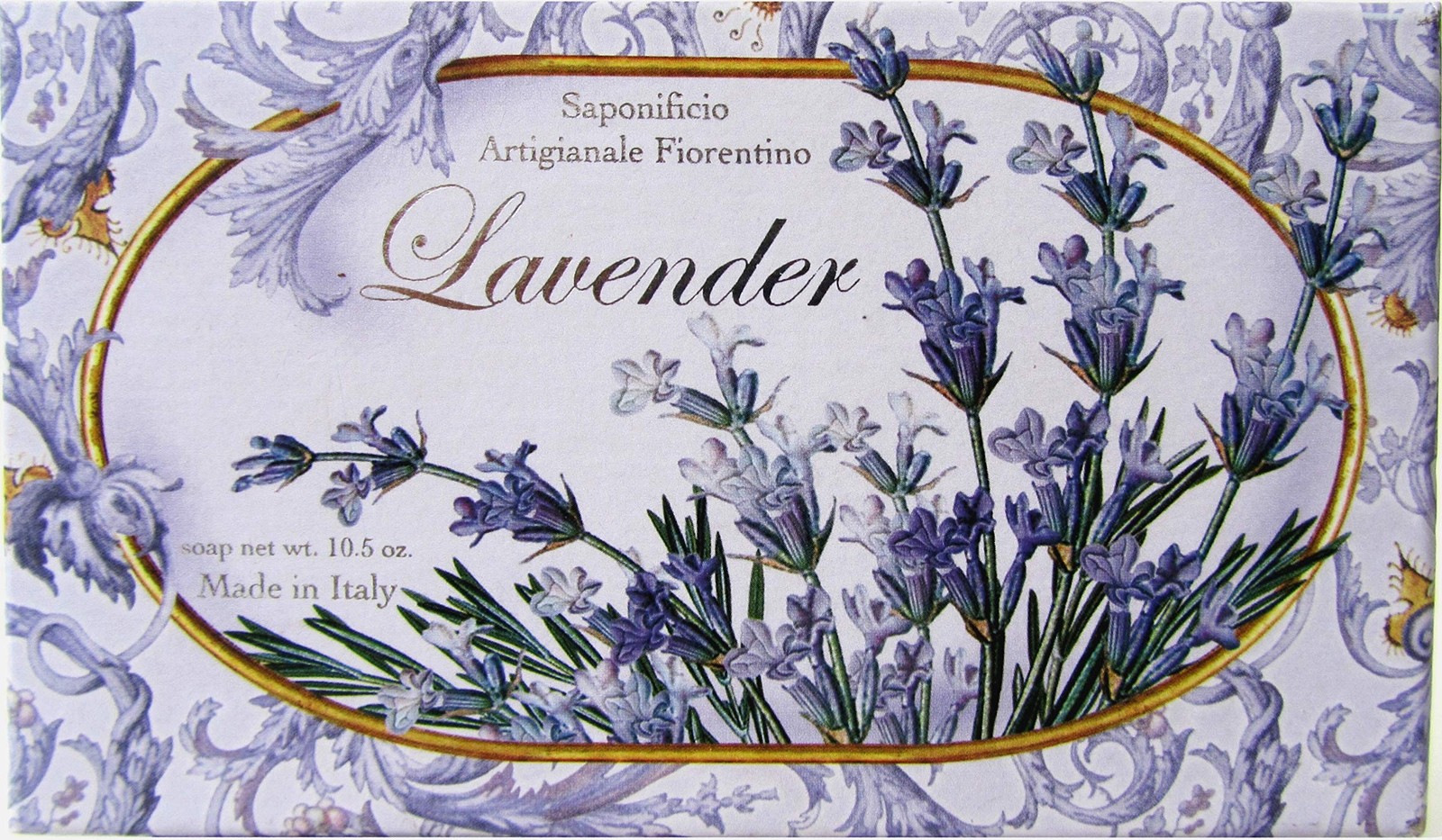Moisturizing Italian Vegetable Soap 10.5 oz Made in Tuscany Italy (Lavender)