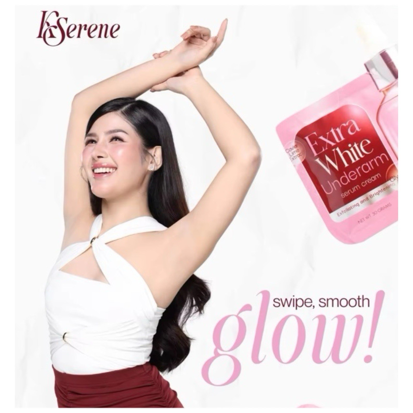 KSerene KiLiBUM Soap 70gX3 Bars + Extra White Underarm Serum Cream 30g