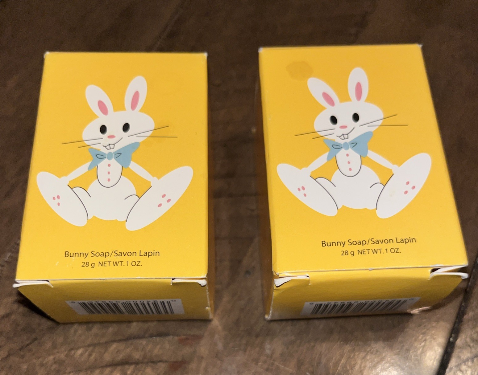 Vintage Avon, Bunny Soap Yellow Bar, Soap, Two Packages H3