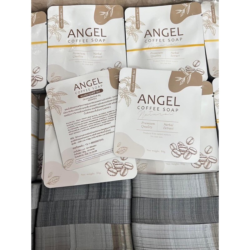5X ANGEL COFFEE Soap Herbs Natural Scrub Face Body Mahad Turmeric Tamarind 50g