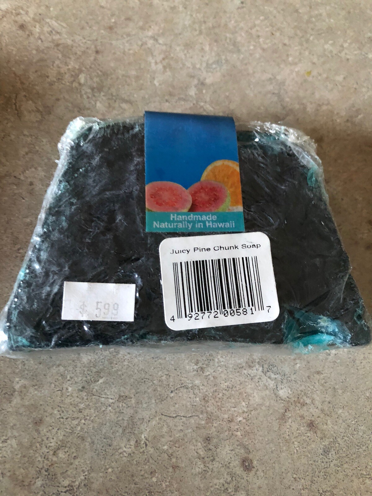 Bubble Shack Hawaii Blue Pineapple Guava & Citrus Chunk Soap NEW!