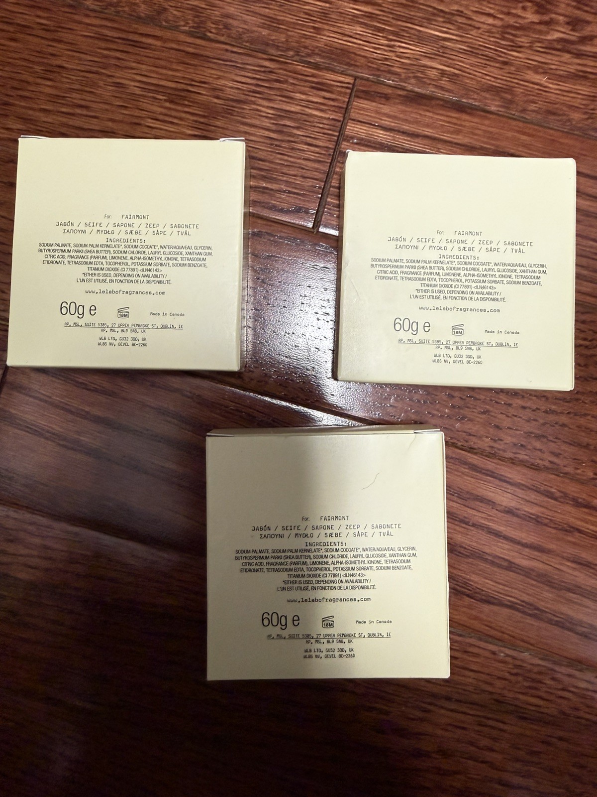 3 PACK – Le Labo Rose 31 Bar Soap 2oz/60g Set