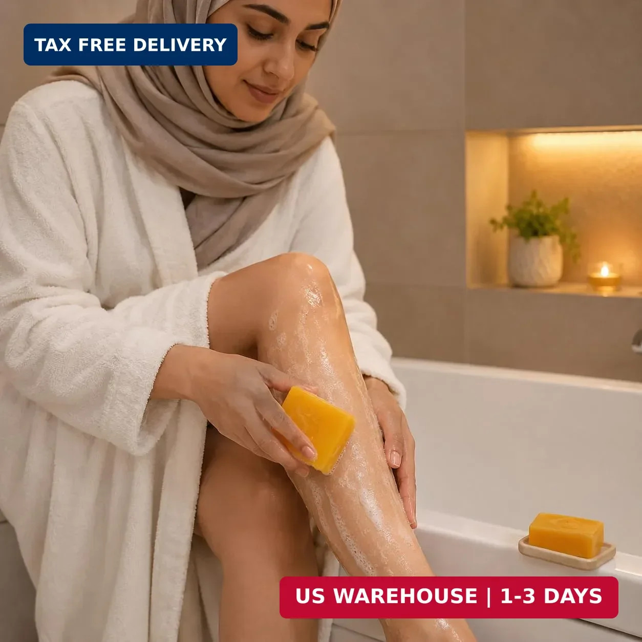 OKAY Turmeric Soap Bar 5.5 oz – Brightening Facial & Body Cleansing Bar for Even