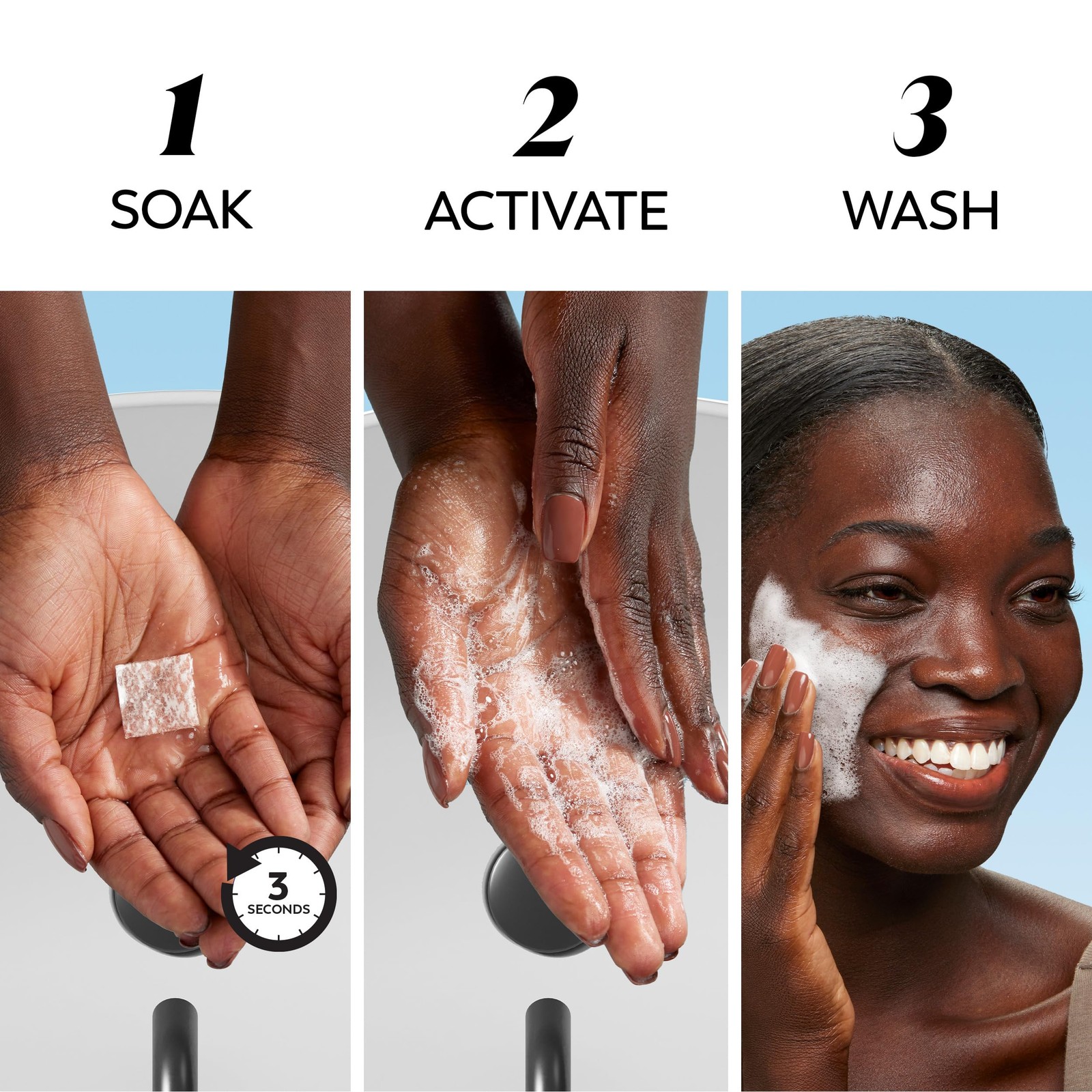 Olay Cleansing Melts Face Wash Water Activated Pad 32 Count Travel Pack