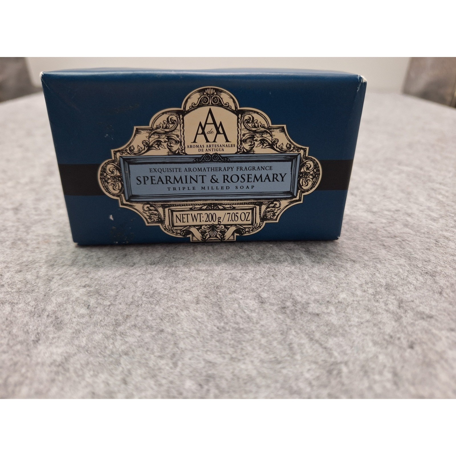 Aromas Artesanales De Antigua Spearmint Rosemary Triple Milled Soap 7.05 Oz