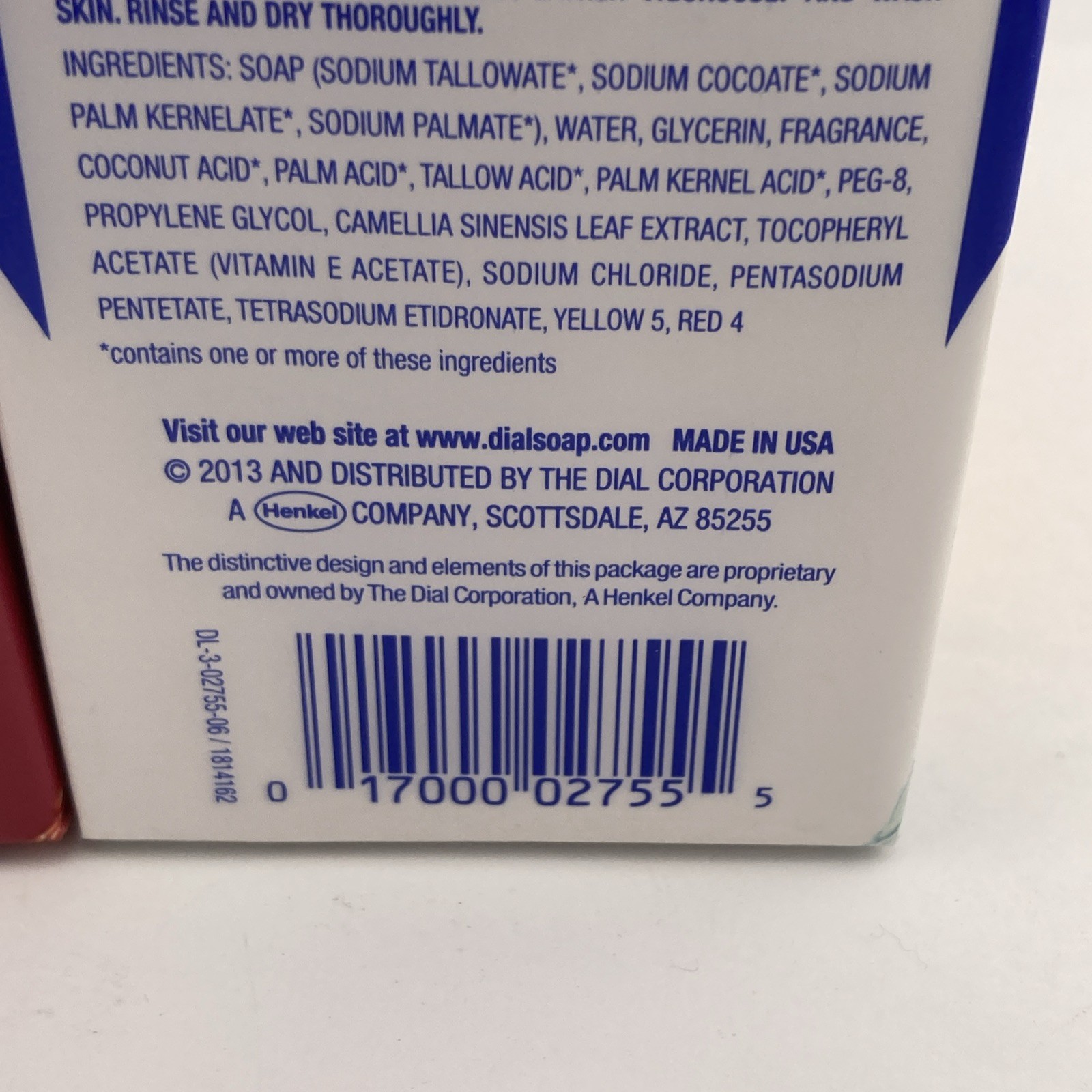 Dial Glycerin Bar Soap 3 Bars Cranberry 3 Bars White Tea 6 Bars Power Berries