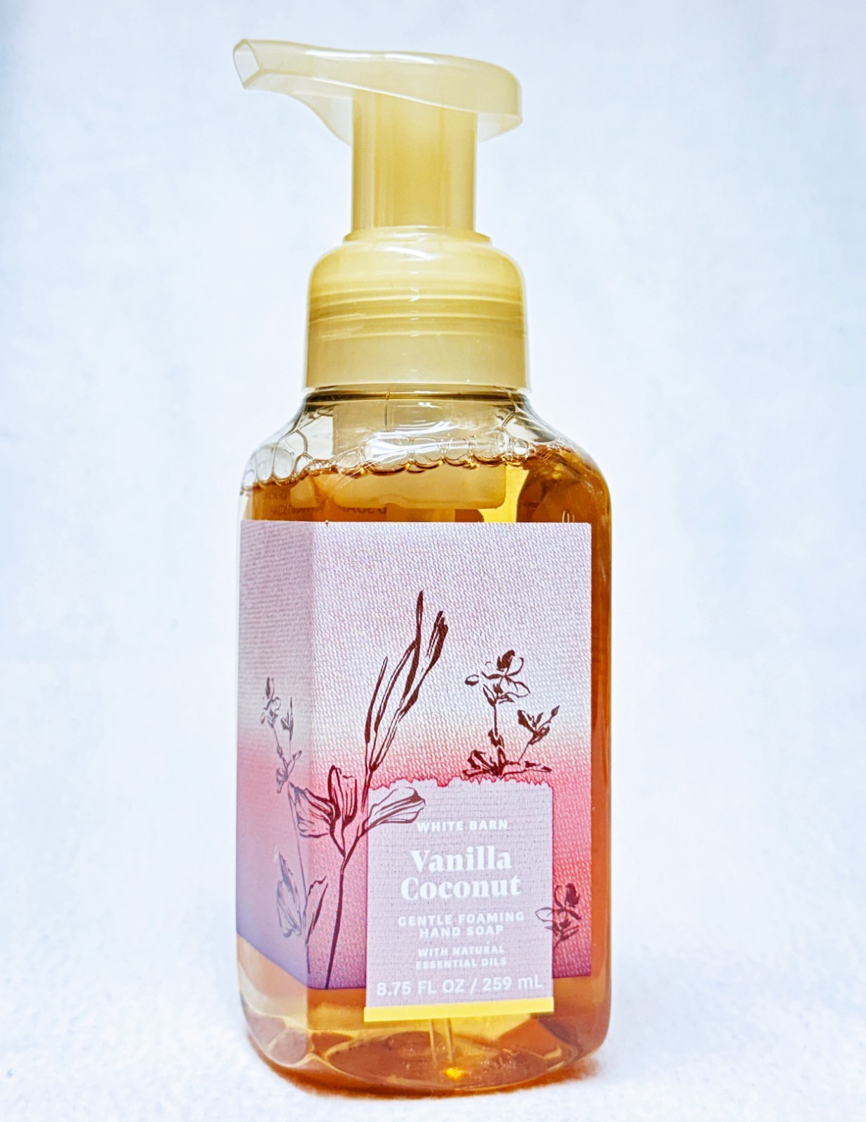 1 Bath & Body Works VANILLA COCONUT Gentle Foaming Hand Soap 8.75 oz