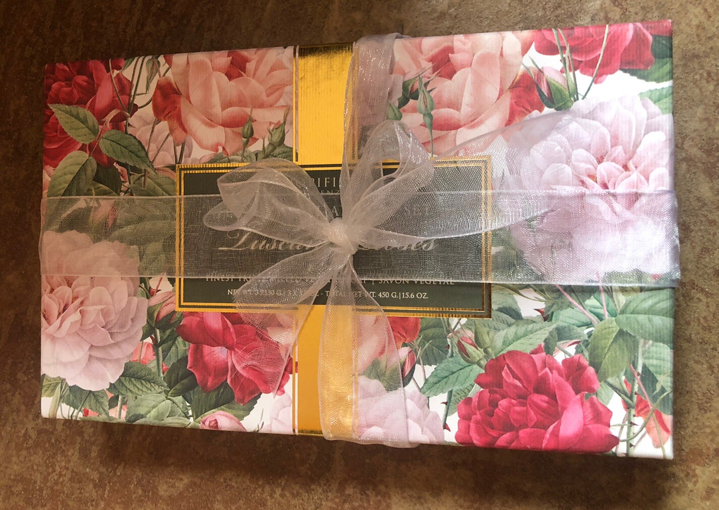 NEW HOPIFICIO LUXURY ITALIAN SOAP TUSCANY ROSES, 3x 5.2 Oz, Triple Milled, Gift