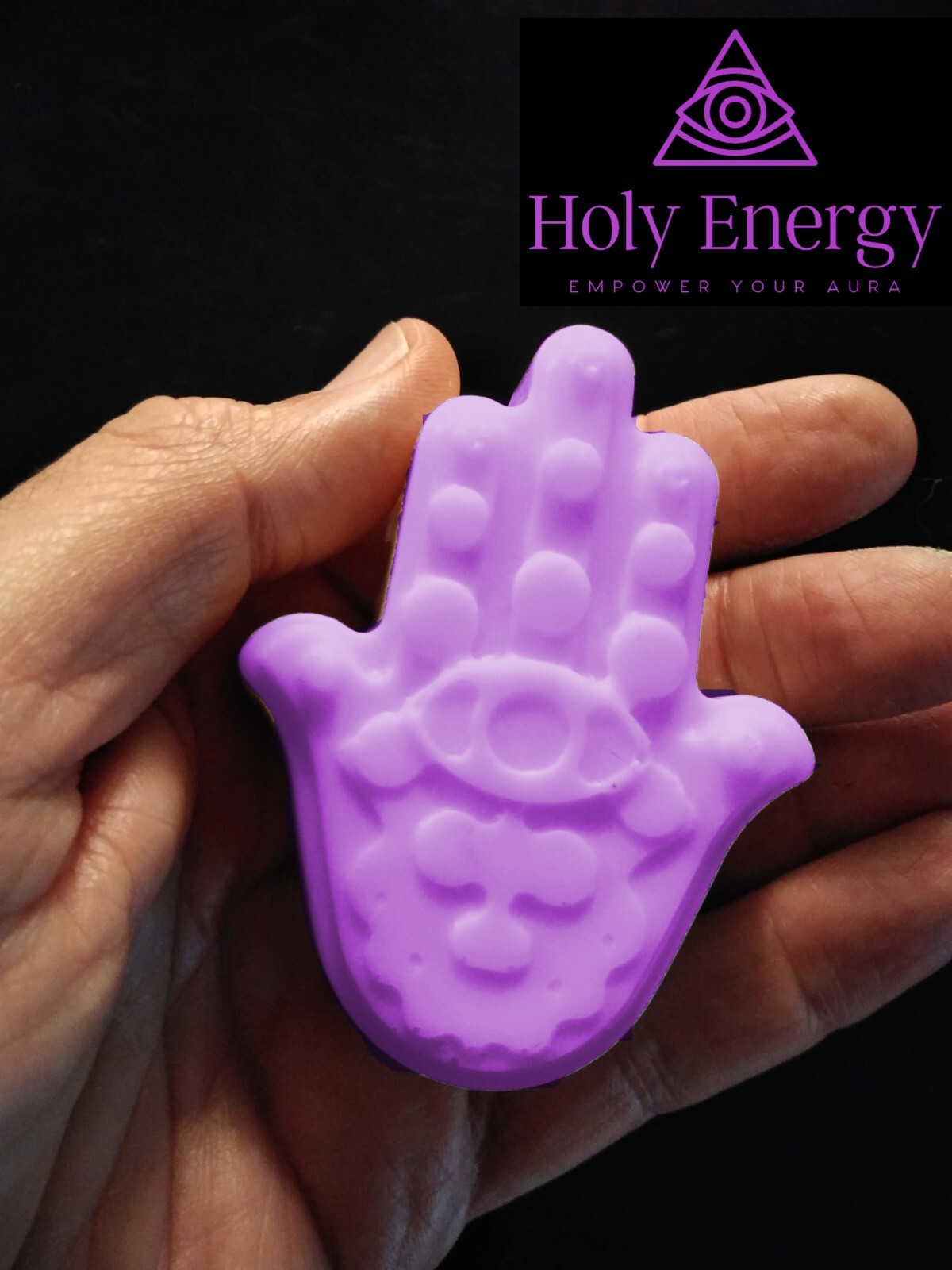 Set of 4 Hamsa Soap Handmade Natural Soap Infused With Essential Oils