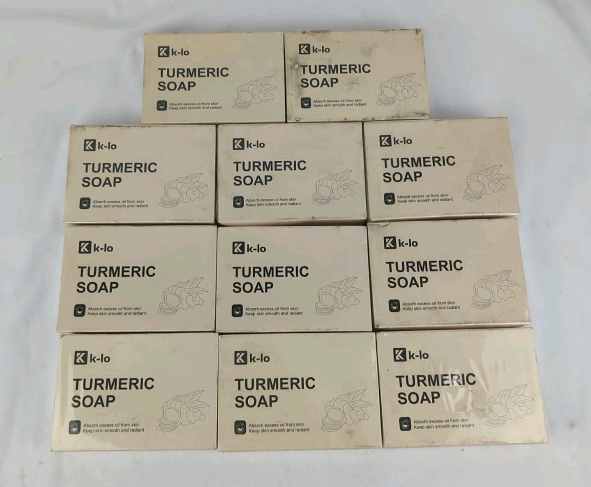 Lot Of 11 TURMERIC SOAP 5oz PURE & NATURAL CLEANSING