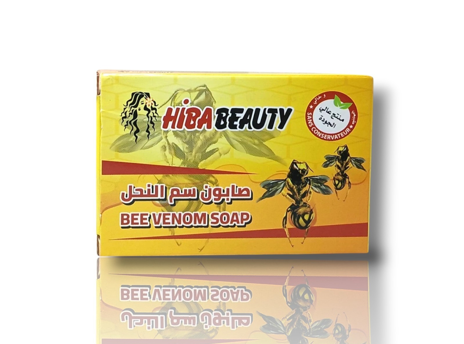 Natural Bee Venom Soap 70g – Face & Body Cleanser Moisturizing Skin Care Bar