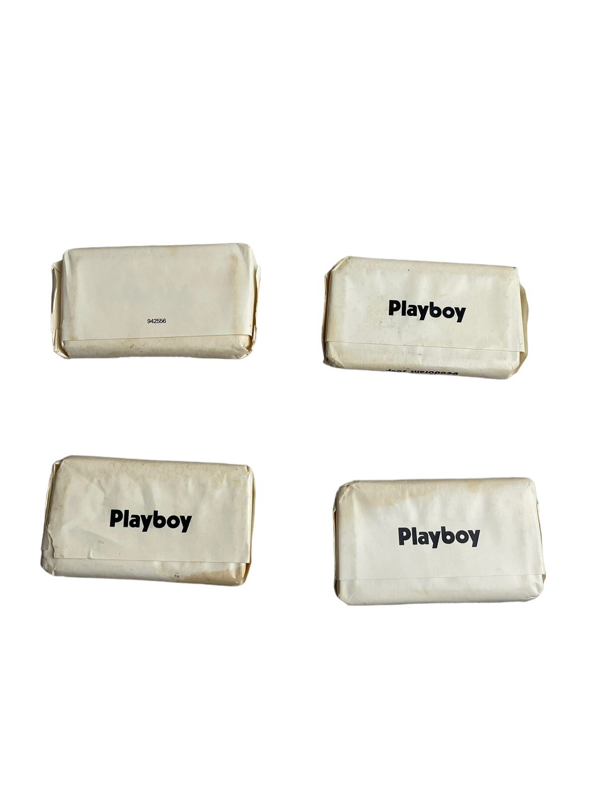 Lot Of 4 Playboy Bunny 1970’s Vintage Deodorant Bar Soap Sealed