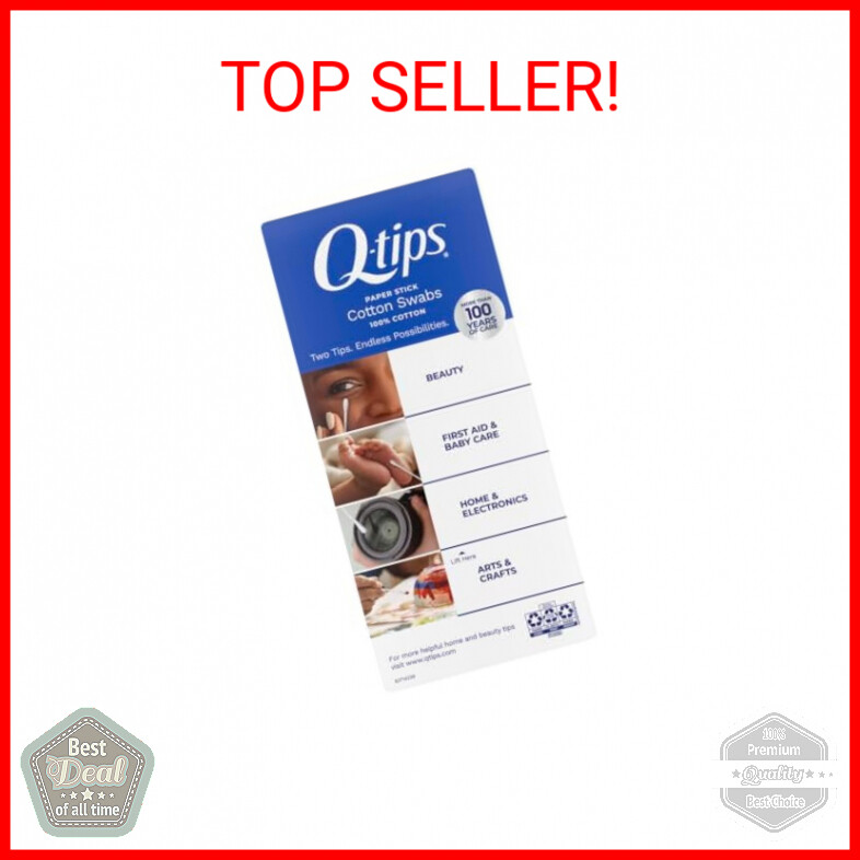 Q-tips Cotton Swabs For Hygiene and Beauty Care Original Cotton Swab Made With 1