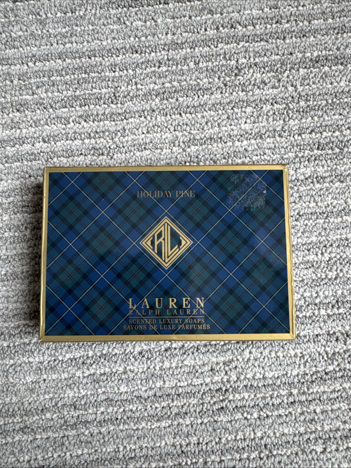 NEW! VINTAGE! Ralph Lauren HOLIDAY PINE Soap SEALED! Box Lot of 6 Bars! GREAT!!