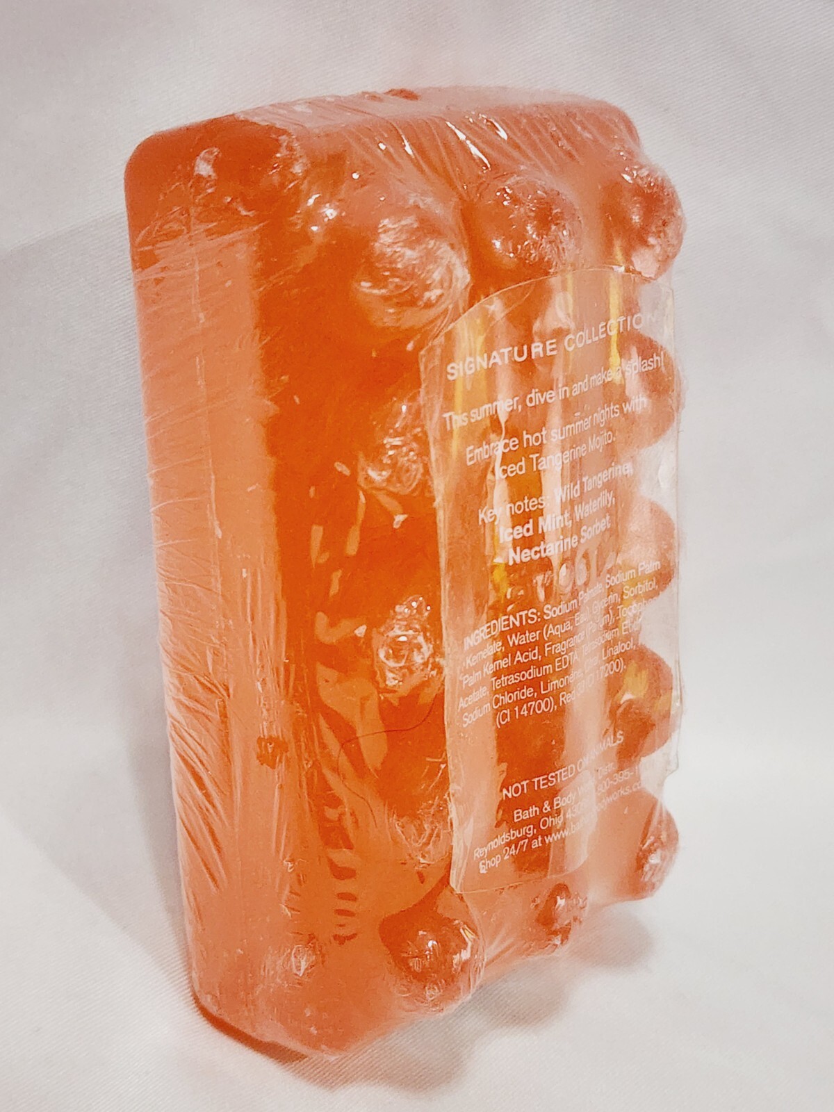 Bath & Body Works ICED TANGERINE MOJITO Glycerin Bar Soap Body 5.2 oz/147g New