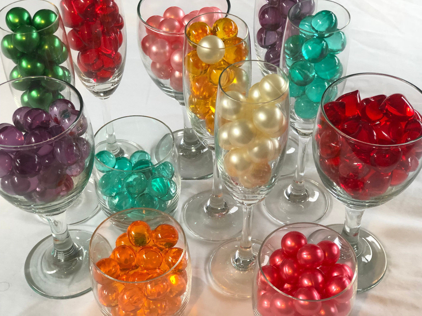 Mixed colours Circular 3.9g Bath Oil Beads Floral Fragrance Bath Pearls