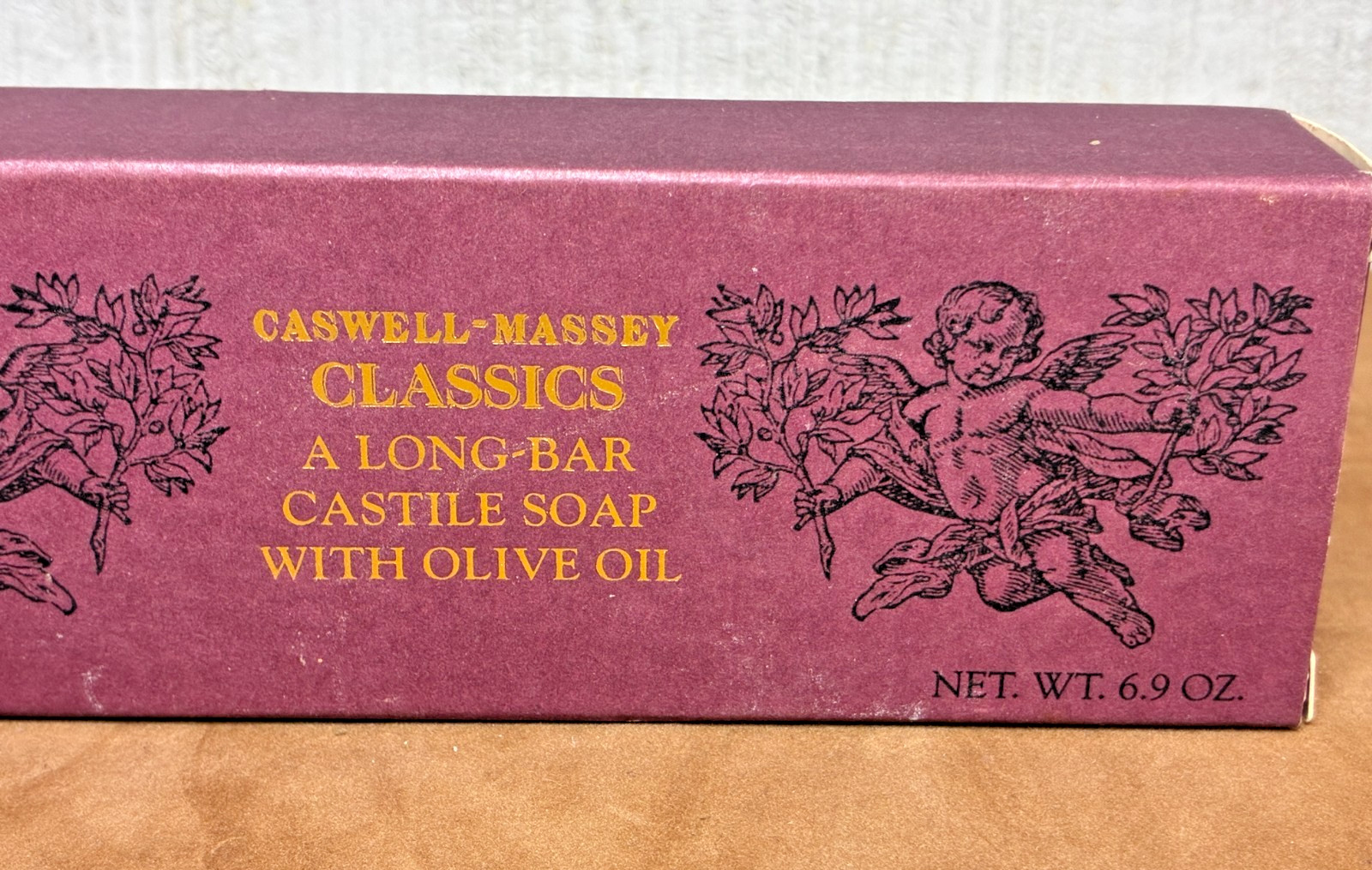 CASWELL-MASSEY Classics Long Bar Castile Soap w/Olive Oil ~ 3 Cakes ~ NOS