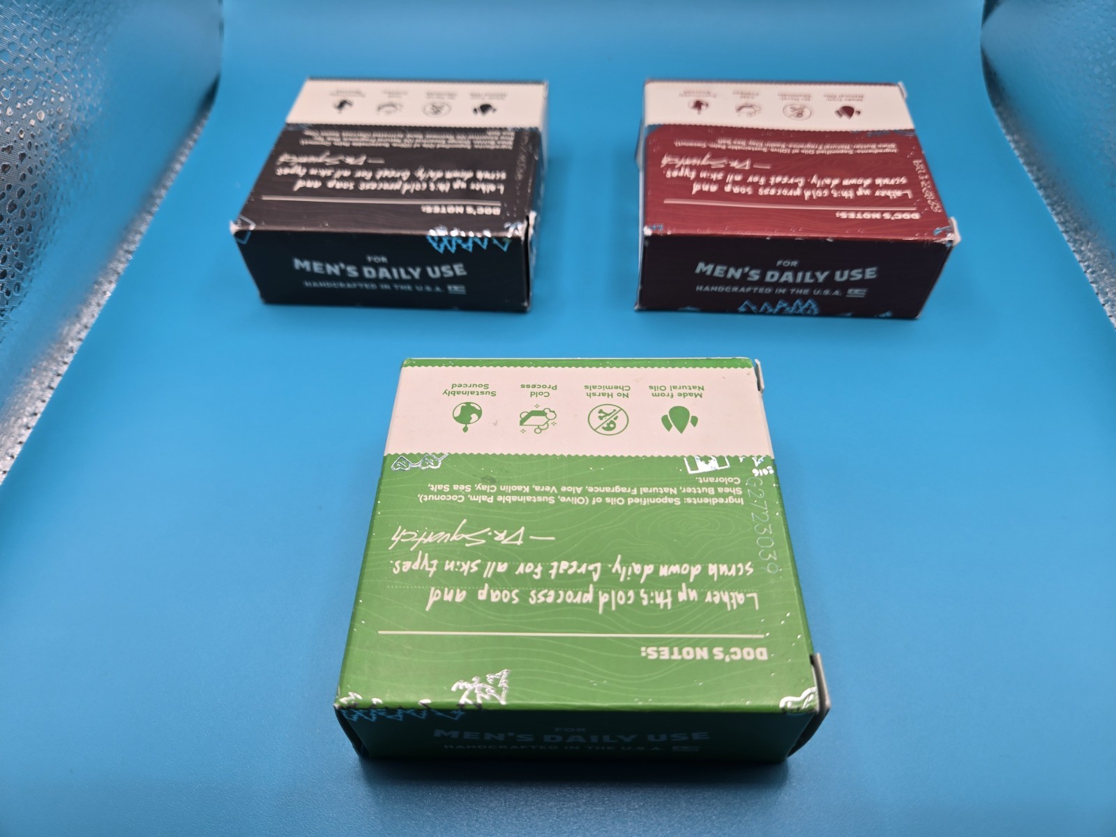 Dr Squatch 10th Anniversary Bundle Of 3; Cool Fresh Aloe, Bay Rum, And Pine Tar
